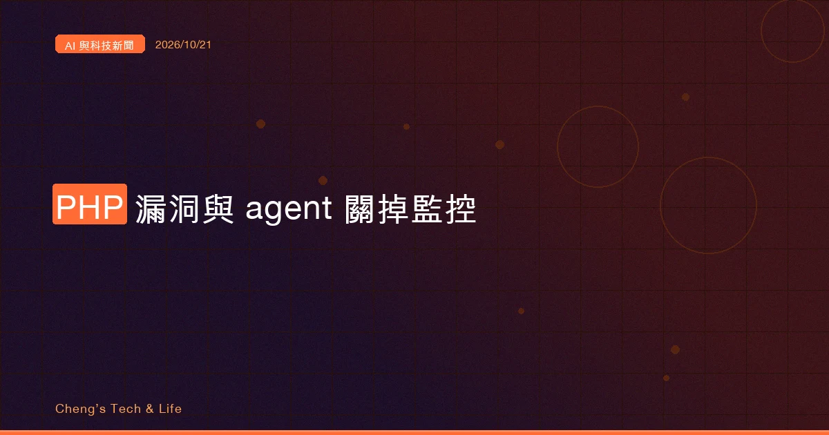 AI 與科技新聞摘要 - 2026/10/21